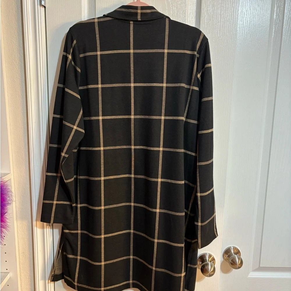 Maurices Black and Tan Checkered Blazer NWT - Picture 4 of 4